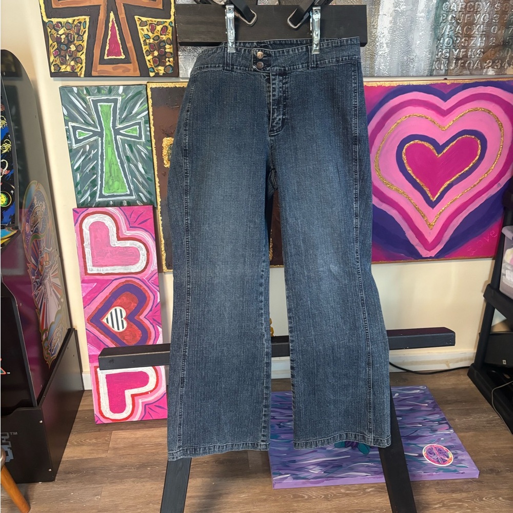 Venezia Medium Blue Flare Jeans